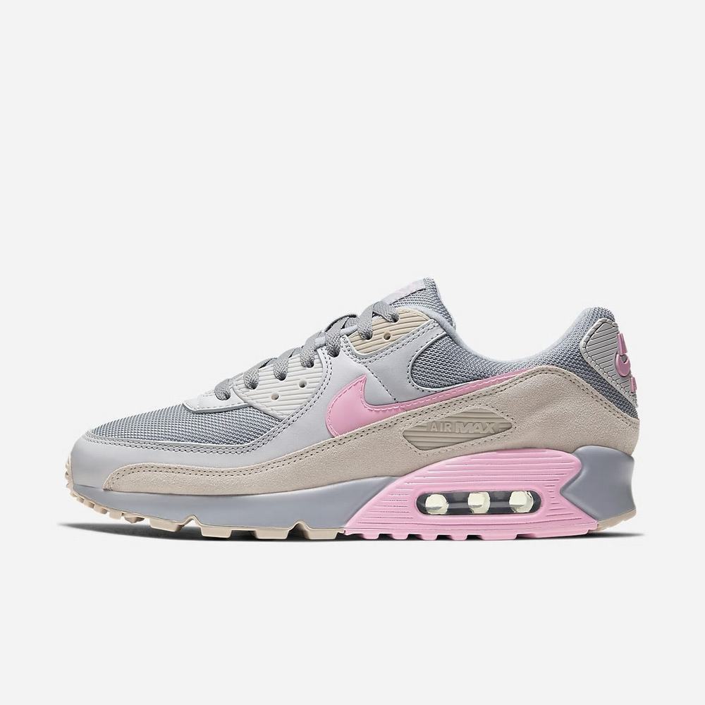 Sneakers Nike Air Max 90 Grise 9134-078 Vast Grey/Wolf Grey/String/Pink Homme | HYG-75933679